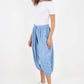 Italian Panelled 3/4 Length Linen Joggers