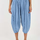 Italian Panelled 3/4 Length Linen Joggers