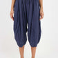Italian Panelled 3/4 Length Linen Joggers