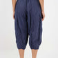Italian Panelled 3/4 Length Linen Joggers
