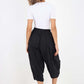 Italian Panelled 3/4 Length Linen Joggers
