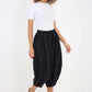 Italian Panelled 3/4 Length Linen Joggers