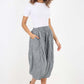 Italian Panelled 3/4 Length Linen Joggers