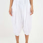 Italian Panelled 3/4 Length Linen Joggers
