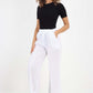 Italian Plain Linen Palazzo Trouser
