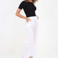 Italian Plain Linen Palazzo Trouser