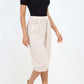 Italian Frill Hem 3/4 Linen Jogger