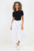 Italian Plain Layered 3/4 Linen Jogger