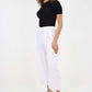 Italian Plain Layered 3/4 Linen Jogger