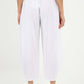 Italian Plain Layered 3/4 Linen Jogger