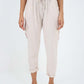 Italian Full Length Linen Cargo Pants