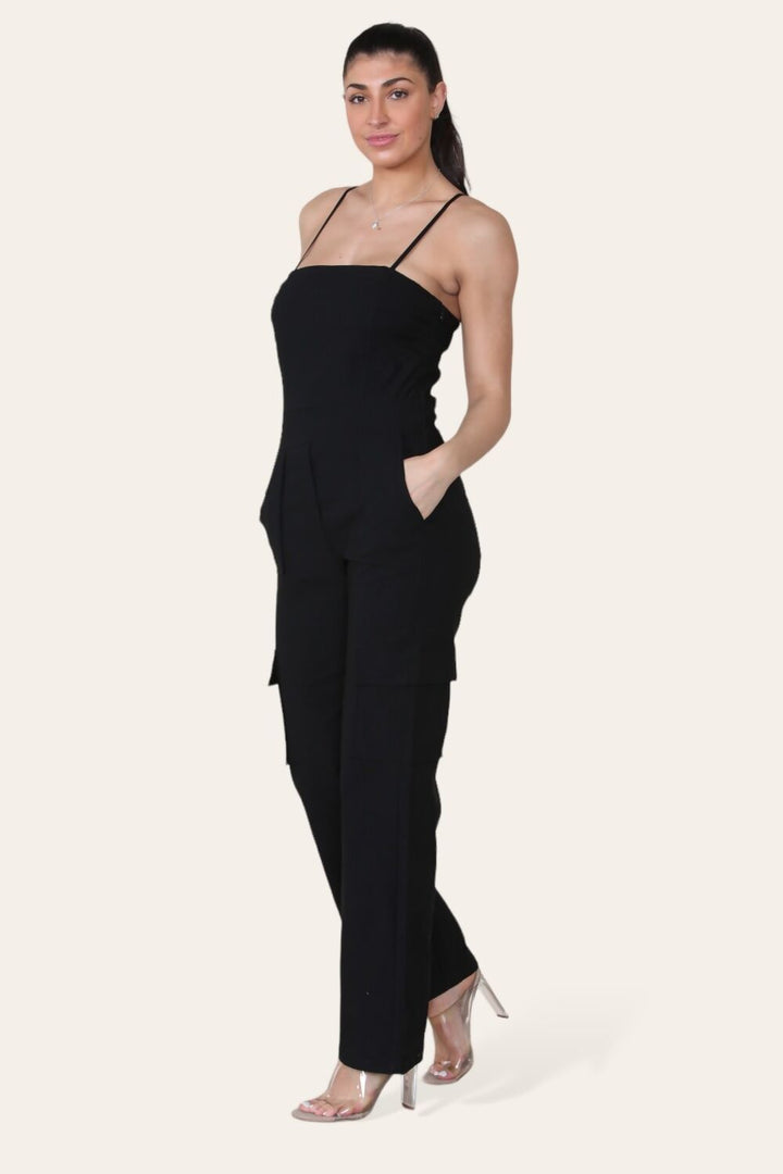 Cargo Jumpsuit With Pocket Detail