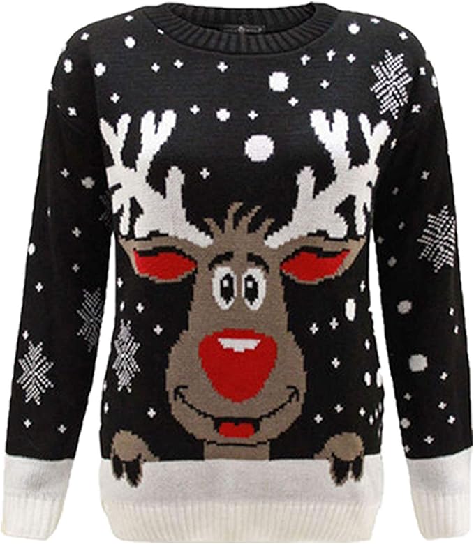 Mens Rudolph Christmas Xmas Jumper
