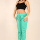Italian Glitter Drawstring Waistband Magic Pants