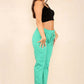 Italian Glitter Drawstring Waistband Magic Pants