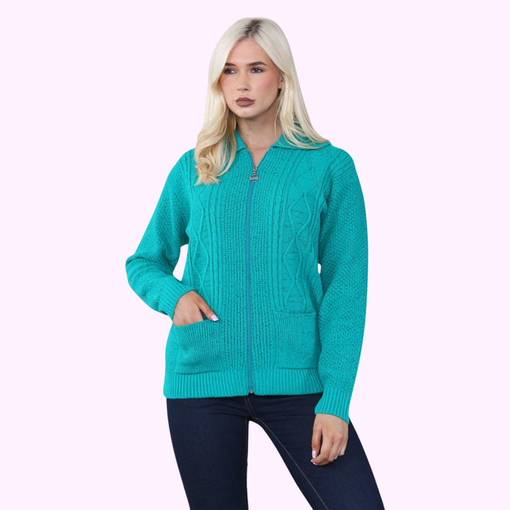 Zipper 2 Pocket Cardigan