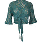 Floral Lace Sequin Shrug