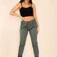 Italian Glitter Drawstring Waistband Magic Pants