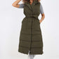Italian Belted Hooded Long Gilet