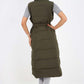 Italian Belted Hooded Long Gilet
