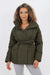 Italian Belted Hooded Jacket Coat