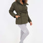 Italian Belted Hooded Jacket Coat