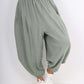 Italian Plain Linen Hareem Pants