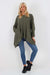Italian Diagonal Pockets Cotton Tunic Top