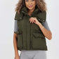 Italian Padded Pockets Hooded Gilet