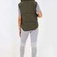 Italian Padded Pockets Hooded Gilet