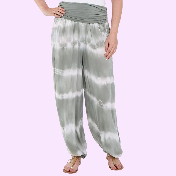 TIE DYE HAREM TROUSERS