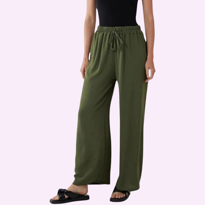 Viscose Drawstring Trousers