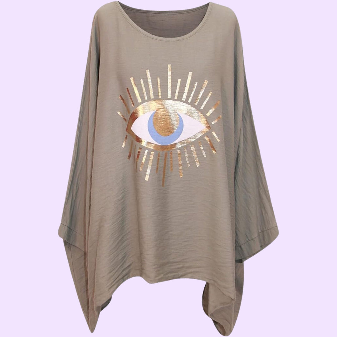 Italian Evil Eye Kimono Fashion Top