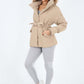 Italian Belted Hooded Jacket Coat
