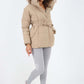 Italian Belted Hooded Jacket Coat