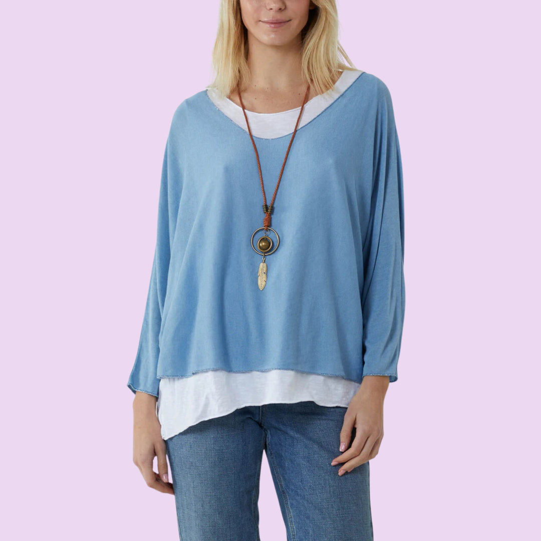 Necklace Double Layer Top