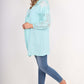 Italian Lace Sleeve Hooded Long Cardigan