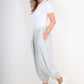 Italian Plain Linen Hareem Pants