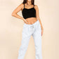 Italian Glitter Drawstring Waistband Magic Pants