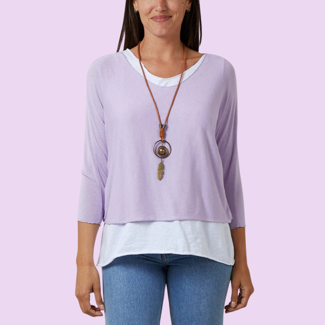 Necklace Double Layer Top