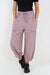Italian Drawstring Cotton Harem Trousers With Side Pockets
