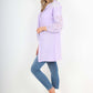 Italian Lace Sleeve Hooded Long Cardigan