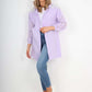 Italian Lace Sleeve Hooded Long Cardigan