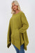 Italian Diagonal Pockets Cotton Tunic Top