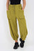 Italian Drawstring Cotton Harem Trousers With Side Pockets