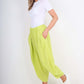 Italian Plain Linen Hareem Pants
