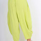 Italian Plain Linen Hareem Pants