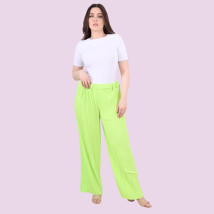 Pleated Elasticated Waist Trouser