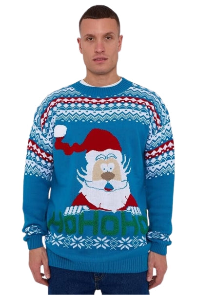 Mens Hoho Santa Christmas Jumper