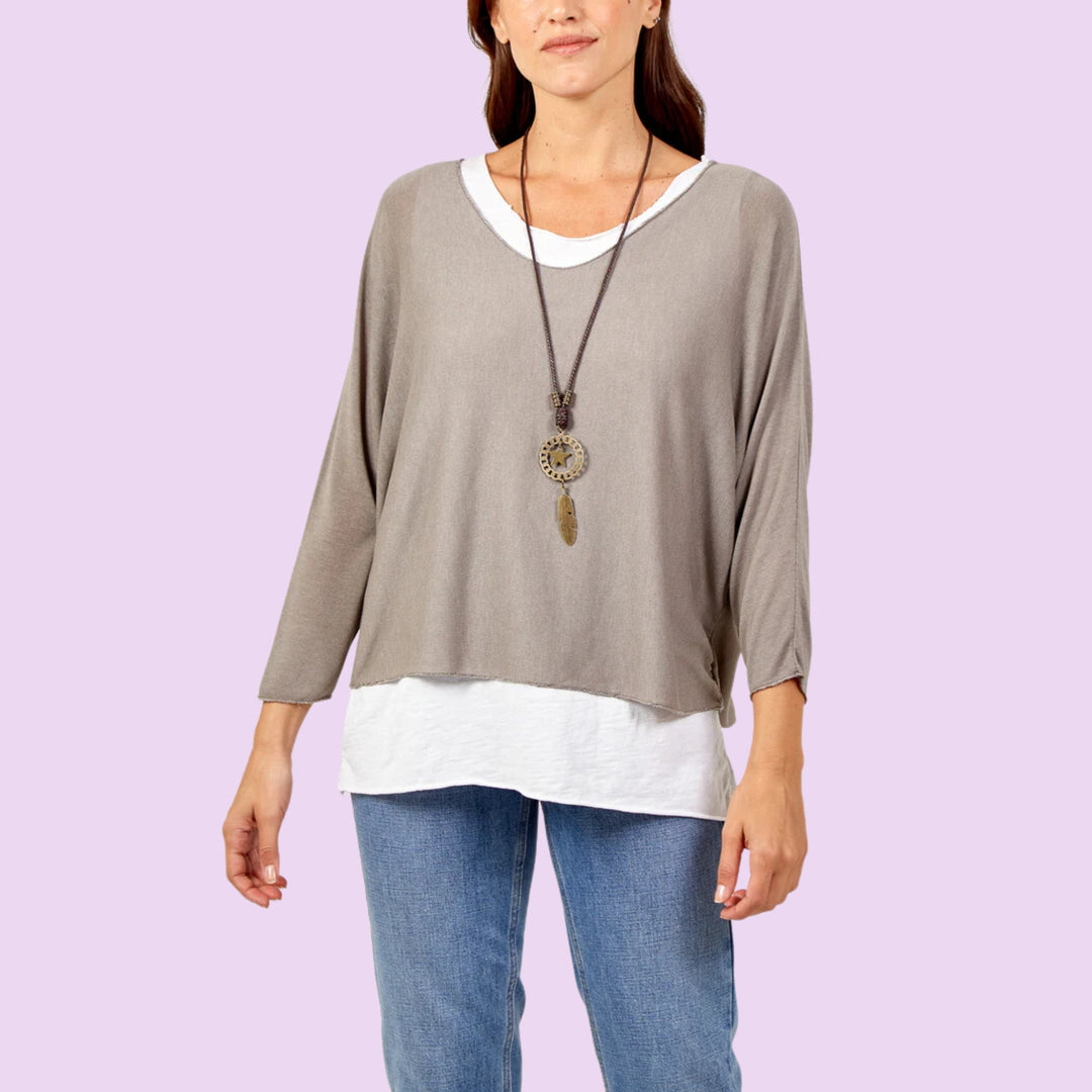 Necklace Double Layer Top